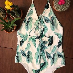 Palms One Piece Swimsuit - NWT!